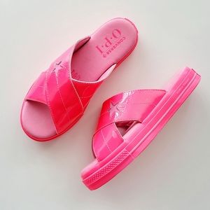 Converse x OPI One Star Slide Hyper Pink